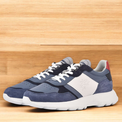 LA MARTINA SCARPA UOMO CAMOSCIO MANILA BLU BLU