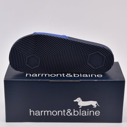 HARMONT AND BLAINE CIABATTA UOMO EVA - LOGO BLU - BIANCO