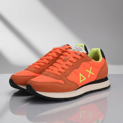 BASKET SUN68 -64-ARANCIO FLUO