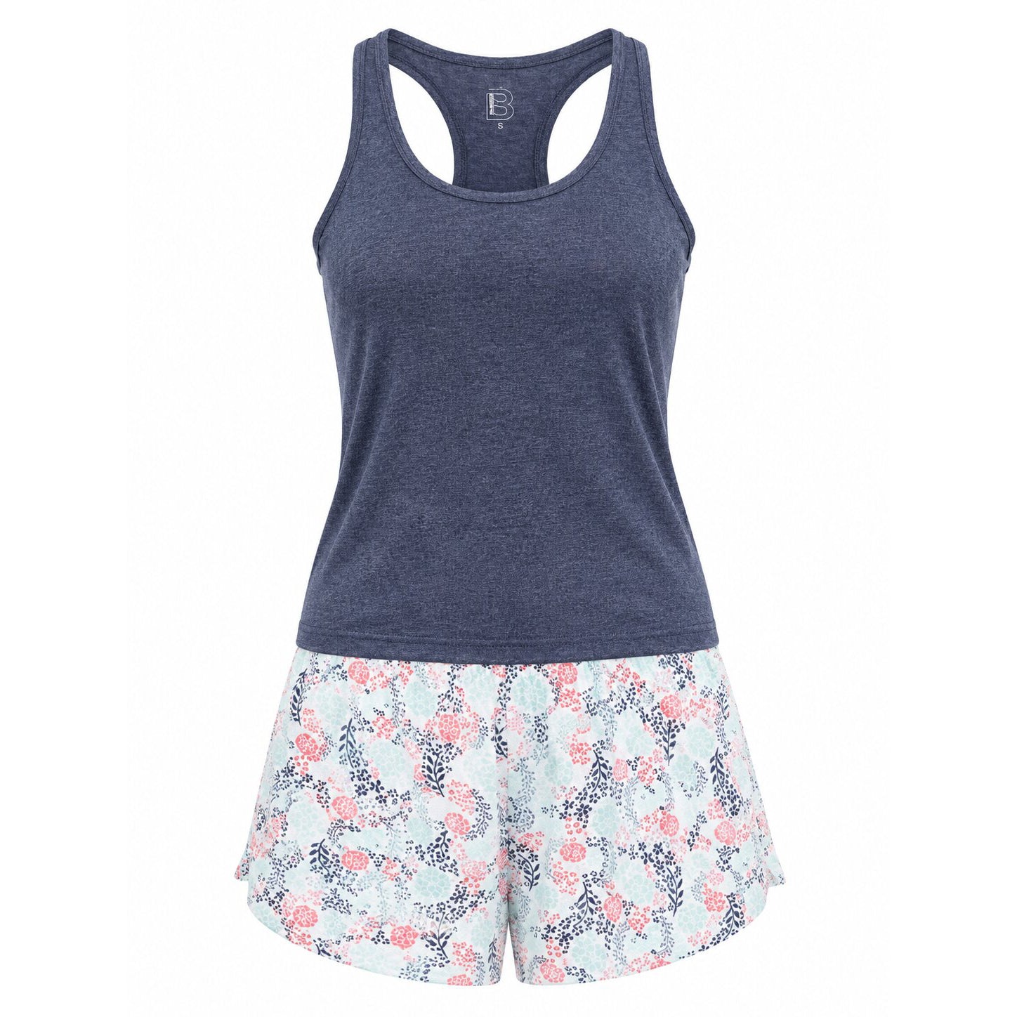 Pyjama d'Été Femme Bleu