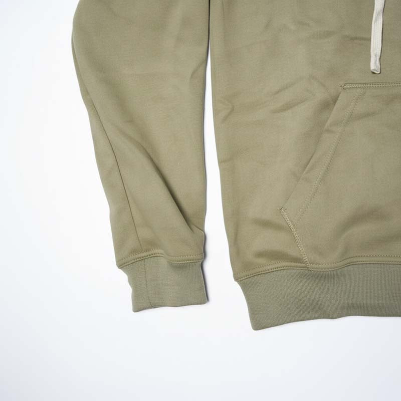 Sweat milano à capuche zippé homme VERT KHAKI