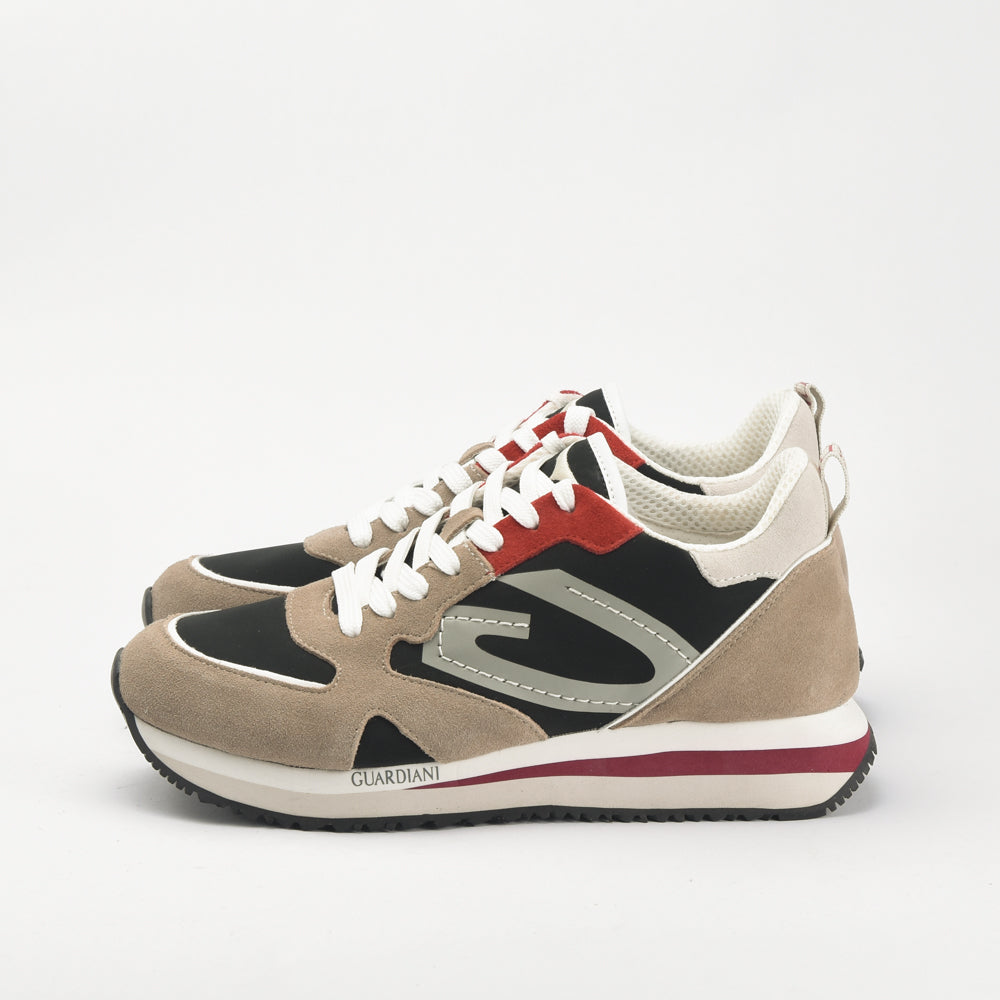 GUARDIANI - WEN 2200 LOW M SUEDE/NYLON BLACK/MU