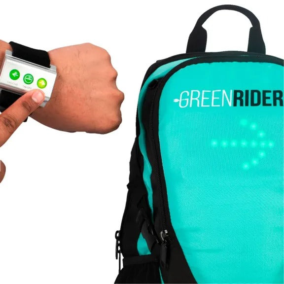 GREENRIDERS Flashing backpack