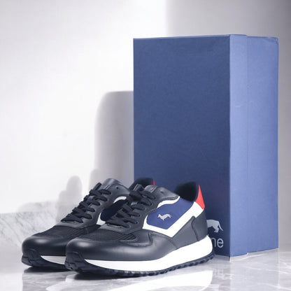 HARMONT AND BLAINE SCARPA UOMO CALF BLU