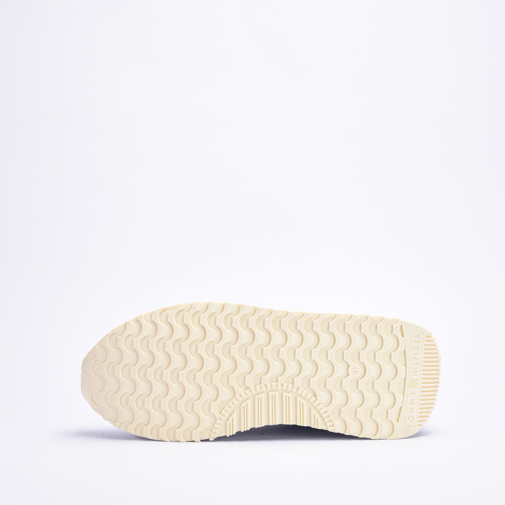 TOMMY HILFIGER - FLAG LOW CUT LACE-UP SNEAKER DENIM/GREY