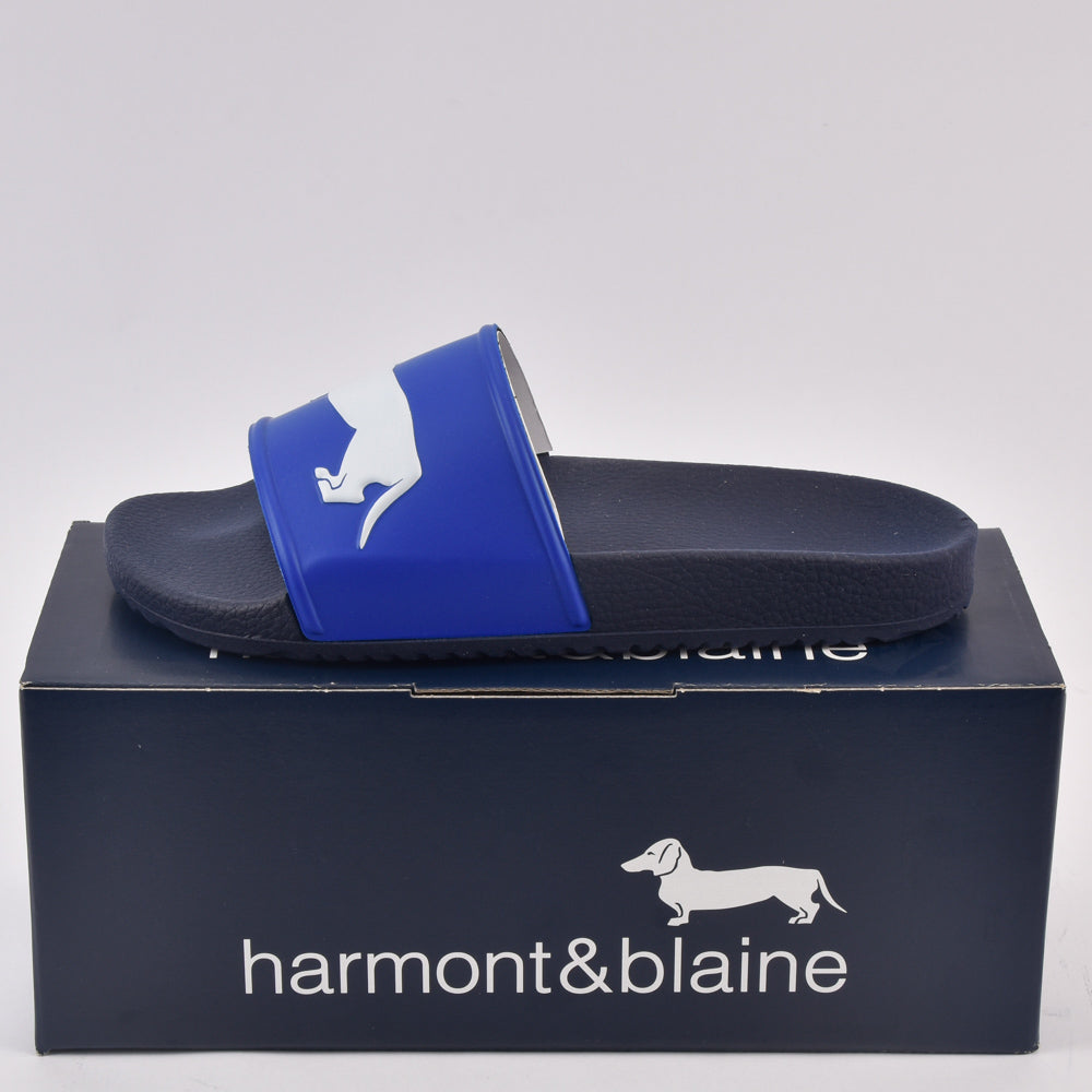HARMONT AND BLAINE CIABATTA UOMO EVA - LOGO BLU - BIANCO