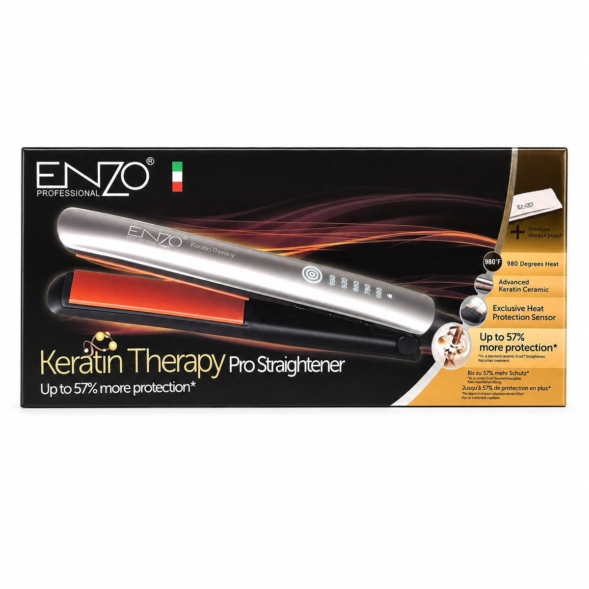 ENZO Professional Keratin Therapy Pro Straightener