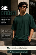 Départ Homme T-shirt Oversize Vert