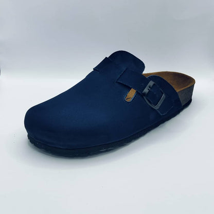 Birk orthopedic Shoes - Bostons Nubuck Bleu