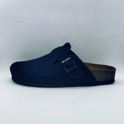 Birk orthopedic Shoes - Bostons Nubuck Bleu