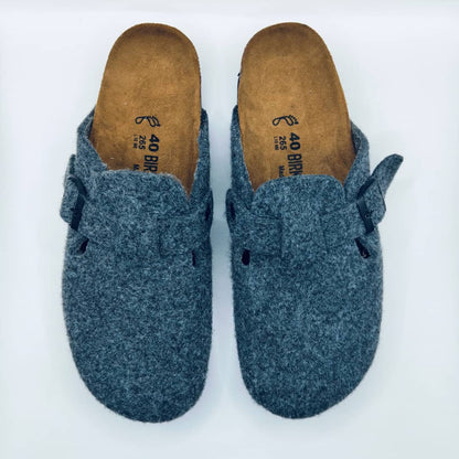 Birk orthopedic Shoes - BOSTON FEUTRE GRIS SOURIS