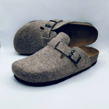 Birk orthopedic Shoes - BOSTON FEUTRE MARRON