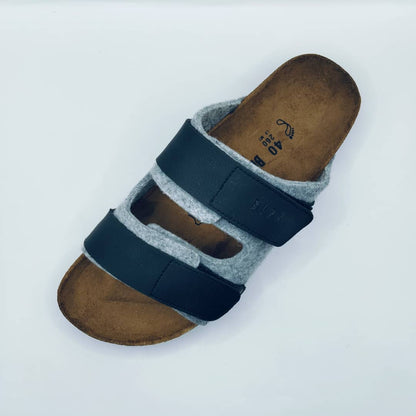 Birk orthopedic Shoes - UJI FEUTRE GRIS CLAIR