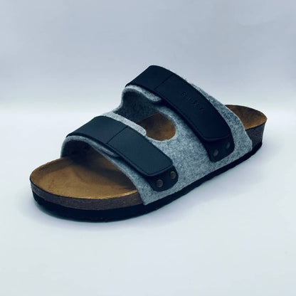 Birk orthopedic Shoes - UJI FEUTRE GRIS CLAIR