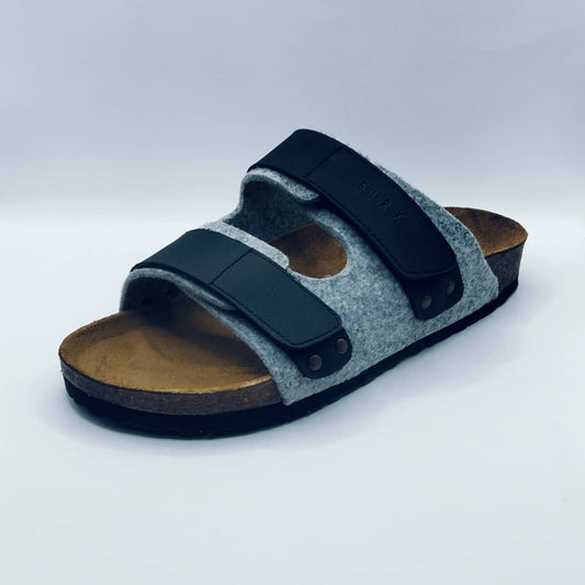 Birk orthopedic Shoes - UJI FEUTRE GRIS CLAIR