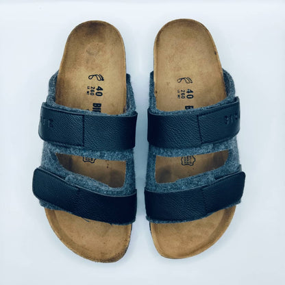 Birk orthopedic Shoes - UJI FEUTRE GRIS SOURIS