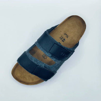 Birk orthopedic Shoes - UJI FEUTRE GRIS SOURIS