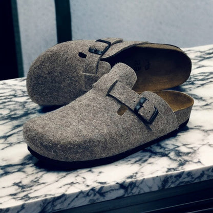 Birk orthopedic Shoes - BOSTON FEUTRE MARRON