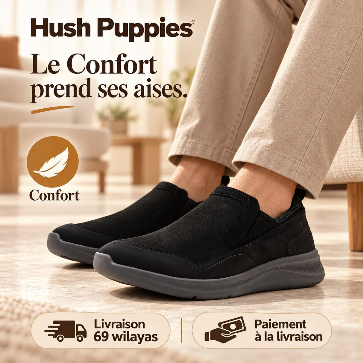 Hush Puppies Elevate Weatherproof Slip-On Shoes