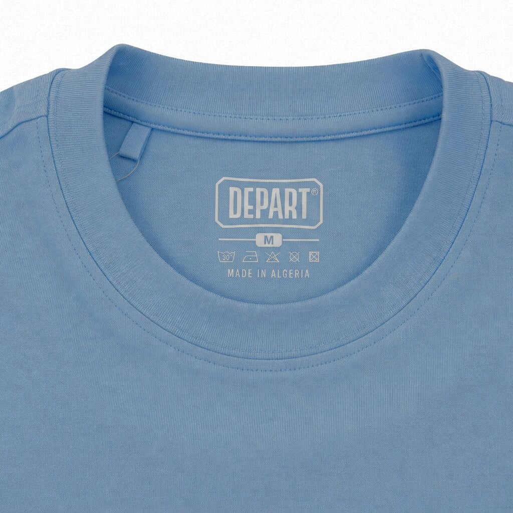 Départ Homme T-shirt Oversize-Blue