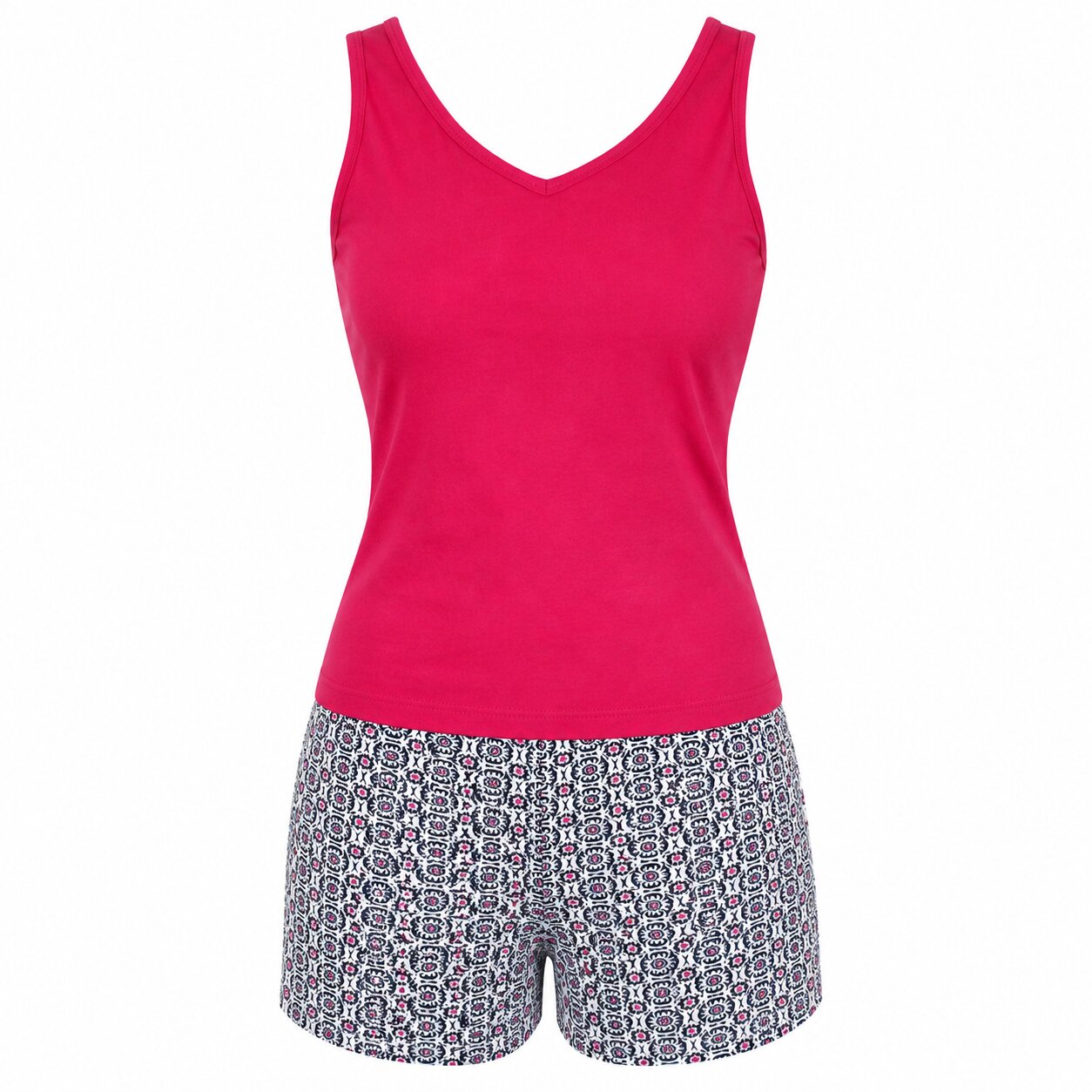 Pyjama d'Été Femme Rose