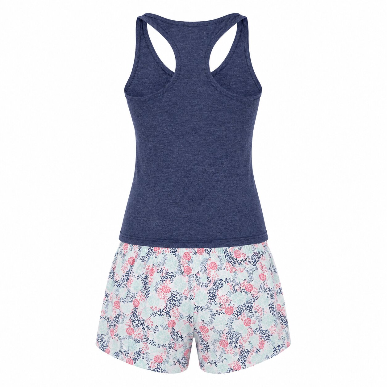 Pyjama d'Été Femme Bleu