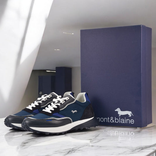 HARMONT AND BLAINE SCARPA UOMO CALF NYLON